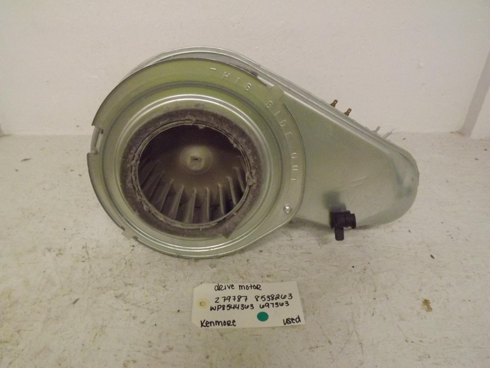 Kenmore Dryer 279787 8538263 WP8544363 697363 Drive Motor Used Kenmore Dryer 279787 8538263 WP8544363 697363 Drive Motor Used